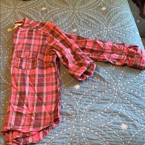 Plaid Button-Up
